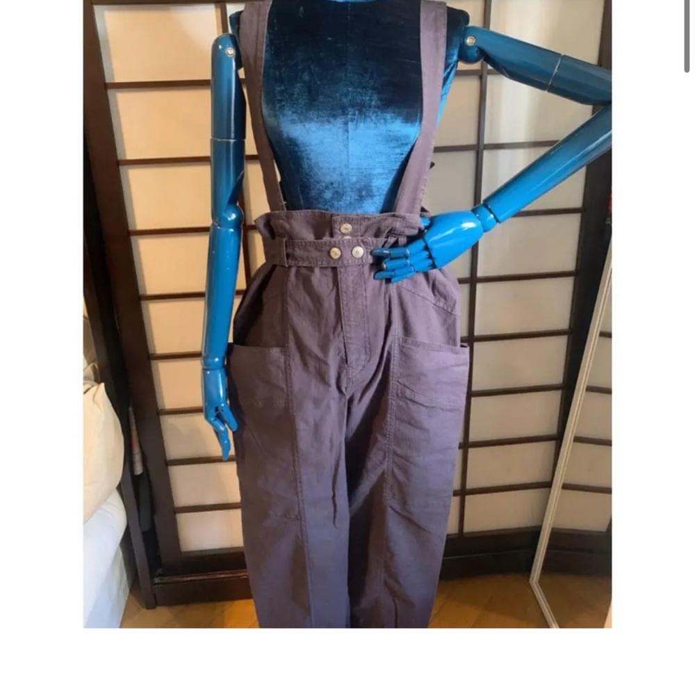 Black Overalls with Adjustable Straps